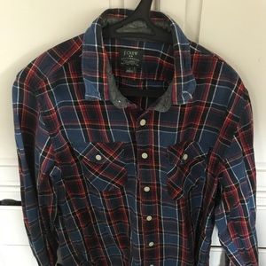 Men’s J Crew Heavy Flannel shirt